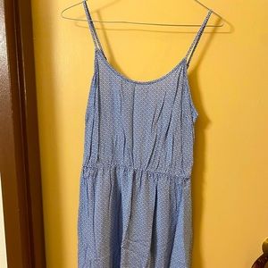 Geometric print Elastic Waist Sundress